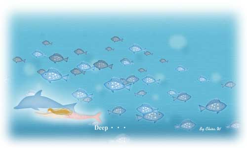 in the sea