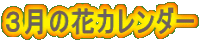 3月の花カレンダー